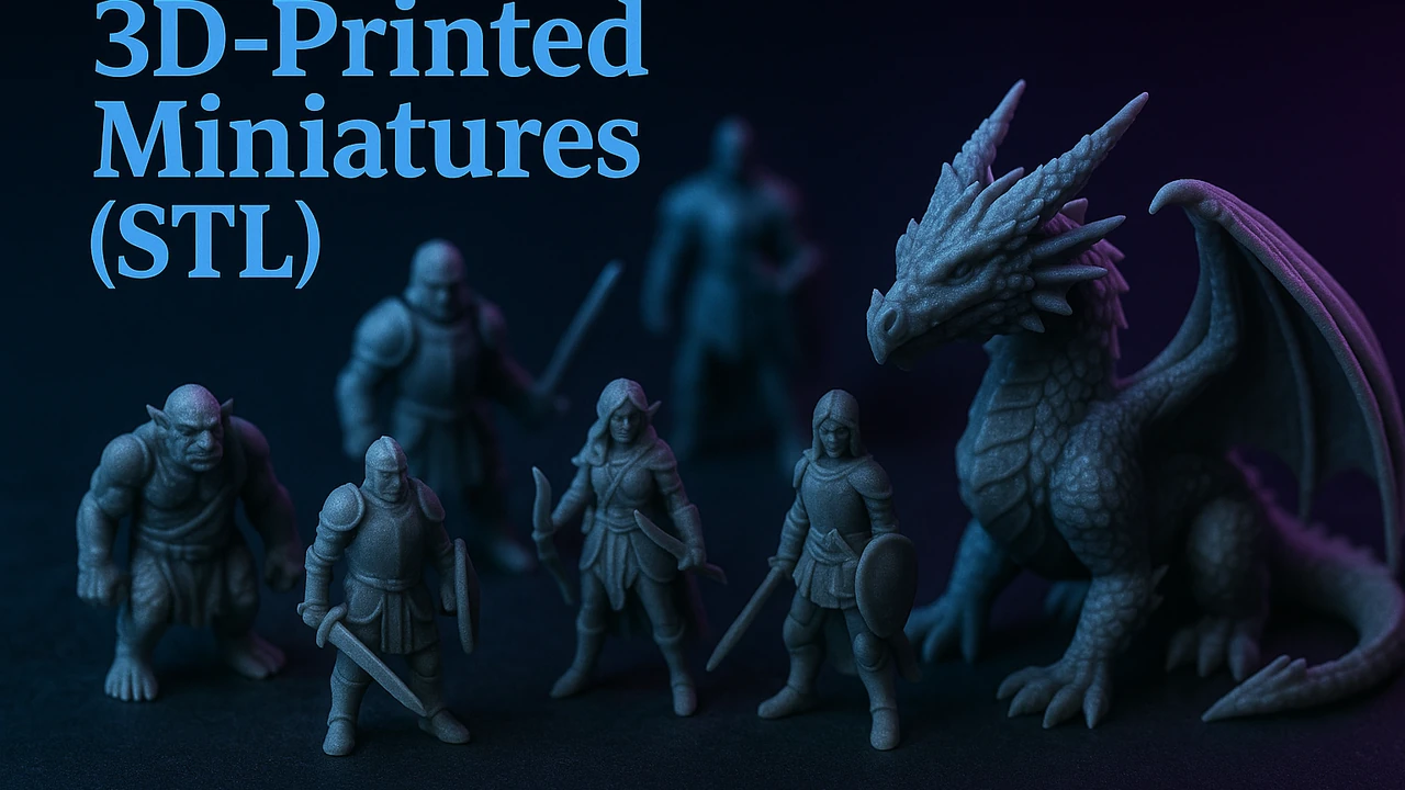 3D-Printed Miniatures (STL)